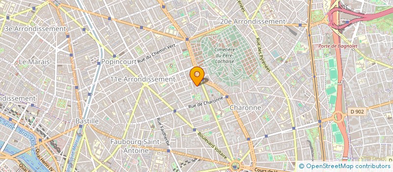 localisation de l'entreprise SOC MARTIN MJR  PARIS