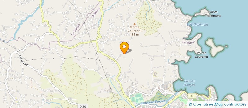 localisation de l'entreprise SOC MARTINIQ DEVELOPP CULTURE FITNESS  LE FRANCOIS