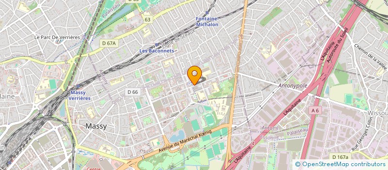 localisation de l'entreprise SOC MASSY PRESSING  MASSY
