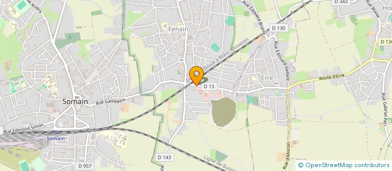 localisation de l'entreprise SOC MASTRANGELO à FENAIN