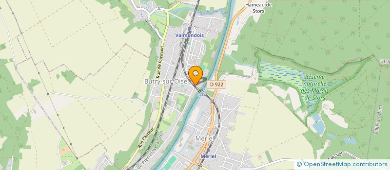 localisation de l'entreprise SOC MATER CONSTRUCT PAVILLONS SOUS BOIS à BUTRY-SUR-OISE