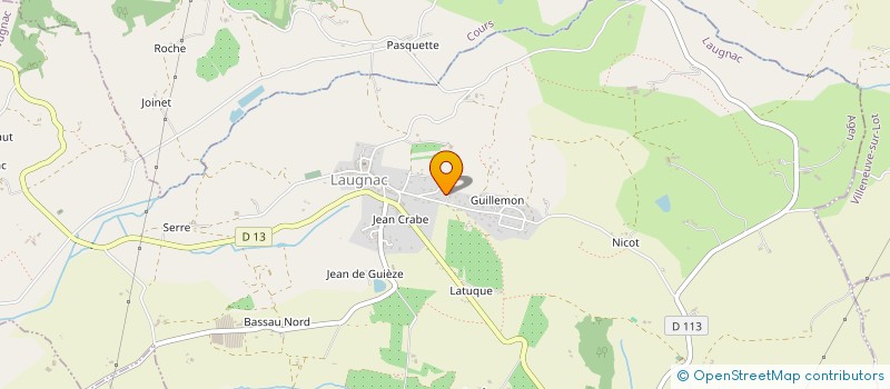 localisation de l'entreprise SOC MATERIAUX TRPTS ET TRAVAUX AGENAIS à LAUGNAC