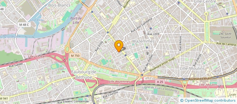 localisation de l'entreprise SOC MATEXI à LILLE