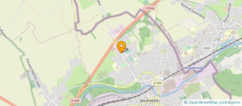 localisation de l'entreprise SOC MAUBEUGEOIS MECANIQ GEN & PRECISION  JEUMONT