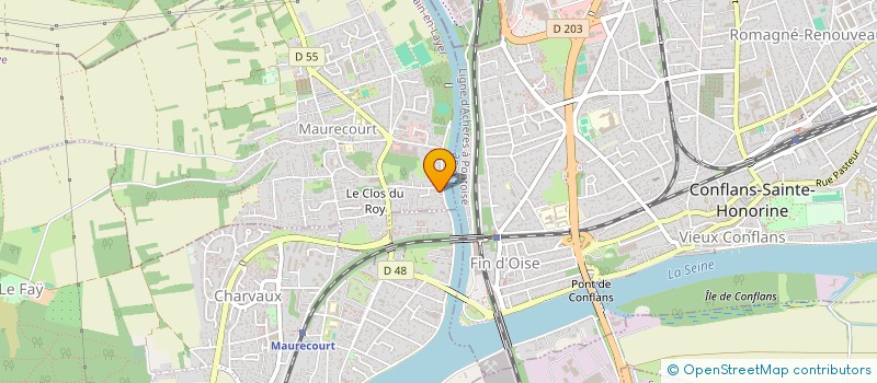 localisation de l'entreprise SOC MAURICE BERTEAUX  MAURECOURT