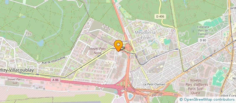 localisation de l'entreprise SOC MAZAL BENETTON  VELIZY-VILLACOUBLAY