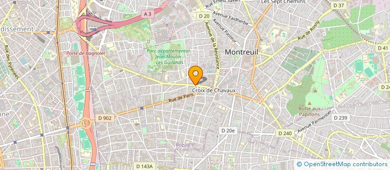 localisation de l'entreprise SOC MECAN DECOLLET MONTREUIL à MONTREUIL