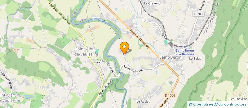 localisation de l'entreprise SOC MECAN GENER MERMET BOUVIER à SAINT-BERON