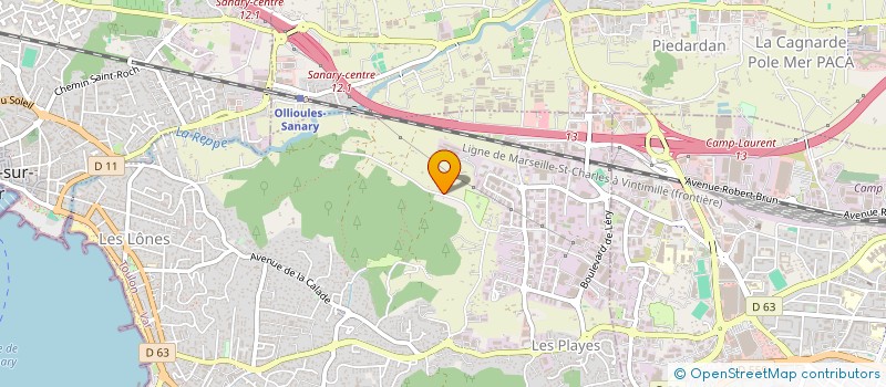 localisation de l'entreprise SOC MECANIQUE ETUDES CONCEPTION APPAREIL à SIX-FOURS-LES-PLAGES