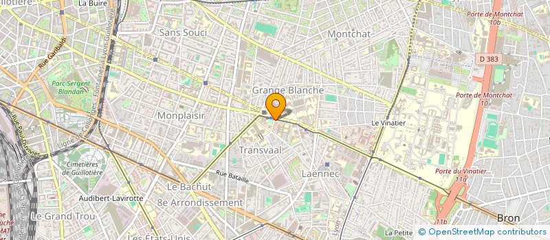 localisation de l'entreprise SOC MEDECINE TRAVAIL ET ERGONOMIE LYON  LYON