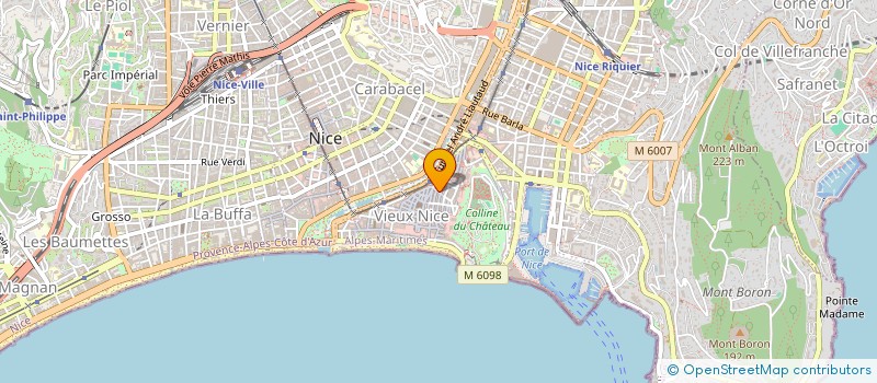 localisation de l'entreprise SOC MEDIA NICE à NICE
