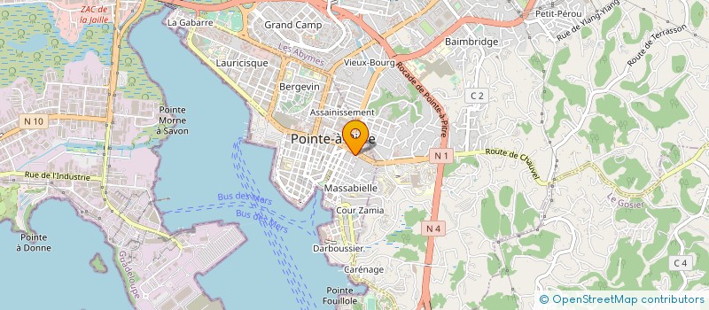 localisation de l'entreprise SOC MEDICALE ANTILLES GUYANE RANCAISES à POINTE-A-PITRE