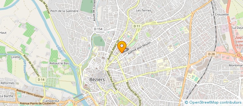 localisation de l'entreprise SOC MEDITER DEMENAGEMENT TRANSFERT à BEZIERS