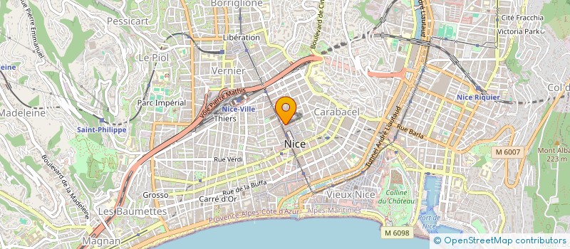 localisation de l'entreprise SOC MEDITERRAN TECHNIQUE DU BATIMENT à NICE