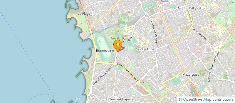 localisation de l'entreprise SOC MEDITERRANEENNE D'AMENAGEMENT RURAL  MARSEILLE