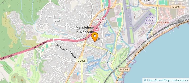 localisation de l'entreprise SOC MEDITERRANEENNE DE GENIE CLIMATIQUE à MANDELIEU LA NAPOULE
