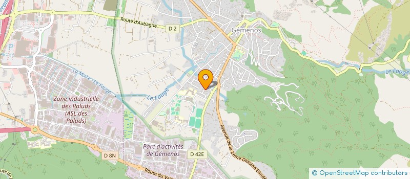 localisation de l'entreprise SOC MEDITERRANEENNE PRODUITS MAINTENANCE  GEMENOS