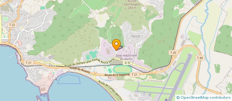 localisation de l'entreprise SOC MEDITERRANEENNE TRAVAUX PUBLICS à AJACCIO