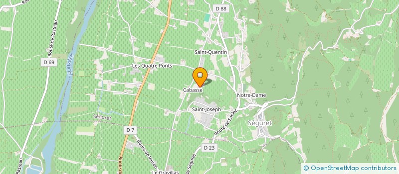localisation de l'entreprise SOC MEFFRE ET CONSORTS à SEGURET