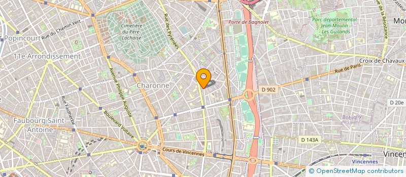 localisation de l'entreprise SOC MEGAMATIQUE à PARIS