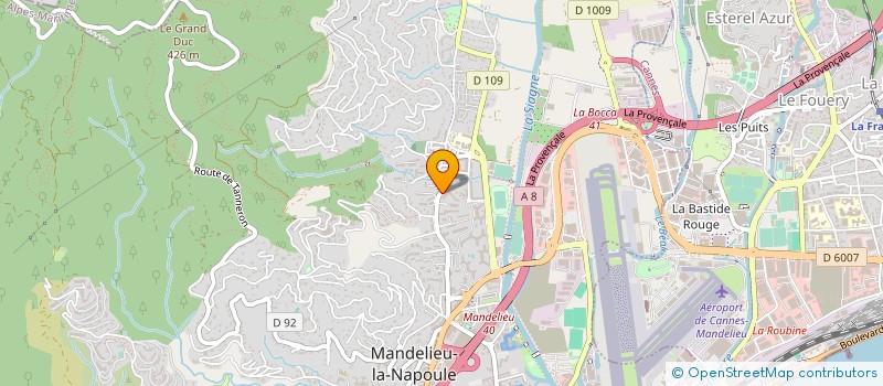 localisation de l'entreprise SOC MENTONNAISE DES VIANDES à MANDELIEU-LA-NAPOULE