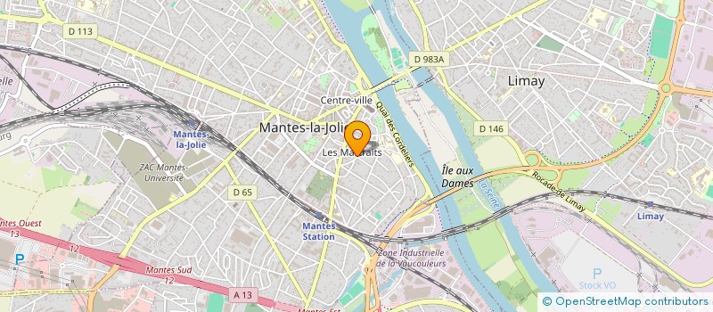 localisation de l'entreprise SOC MENUIS CHARPENT BATIMENT à MANTES-LA-JOLIE