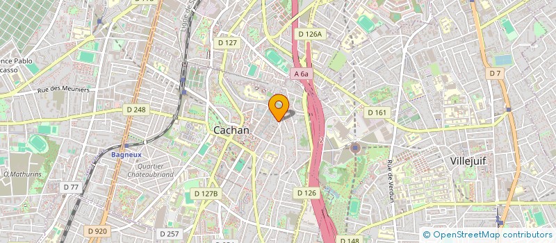 localisation de l'entreprise SOC MENUISERIE GENERALE ET RADIOLOGIQUE à CACHAN