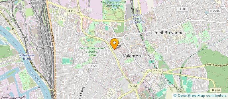 localisation de l'entreprise SOC MENUISERIE INDUSTRIELLE FRANCILIENNE  VALENTON