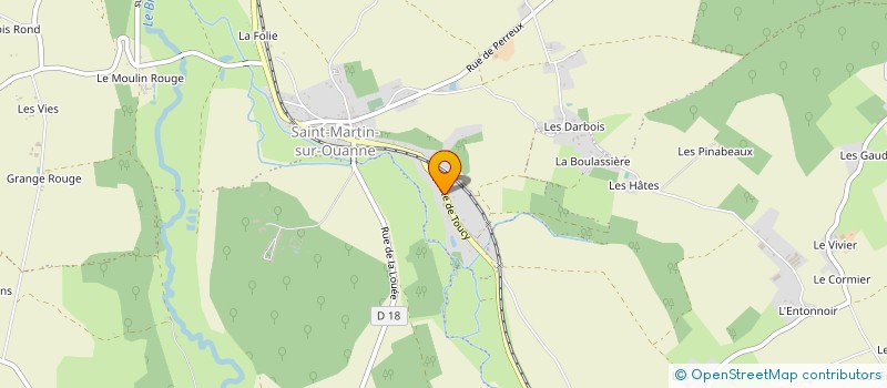 localisation de l'entreprise SOC MENUISERIE SERVICE à CHARNY OREE DE PUISAYE