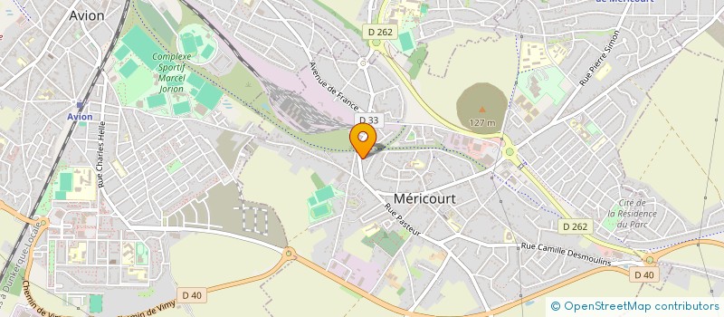 localisation de l'entreprise SOC MERICOURTOISE BATIM TRAVAUX PUBLICS à MERICOURT