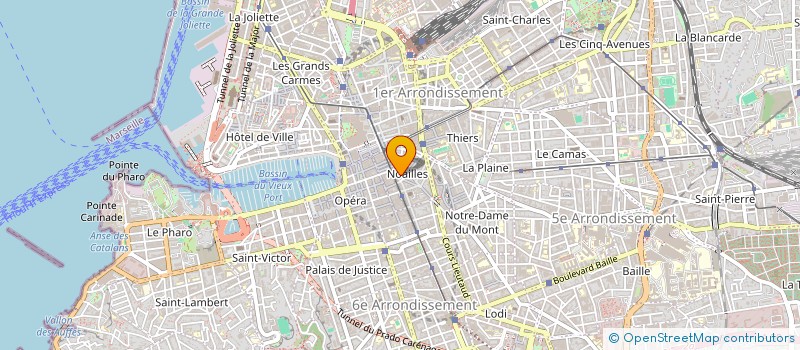 localisation de l'entreprise SOC MERID COMME DISTR PRODU AFRIC ANTILL à MARSEILLE
