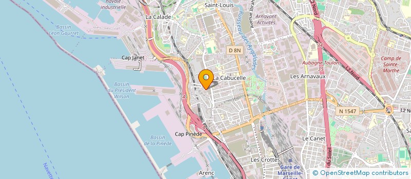 localisation de l'entreprise SOC MERIDION AUTOMATIS ROBOTIS TECHNOLO à MARSEILLE