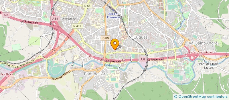 localisation de l'entreprise SOC MERIDIONALE APPLICATIONS ELECTRIQUES à AIX-EN-PROVENCE