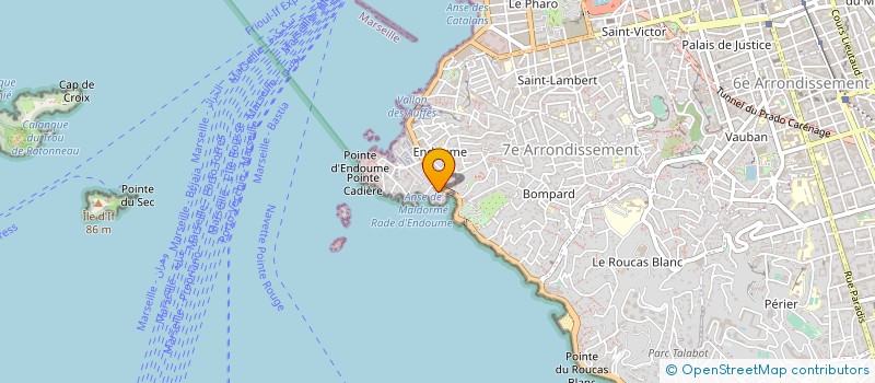 localisation de l'entreprise SOC MERIDIONALE CINEMATOGRAPHIQUE à MARSEILLE