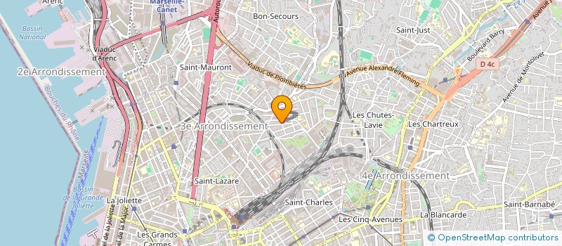 localisation de l'entreprise SOC MERIDIONALE D AMELIORATION BATIMENT à MARSEILLE