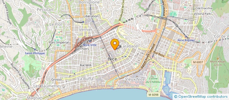 localisation de l'entreprise SOC MERIDIONALE DE PRODUITS ALIMENTAIRES à NICE