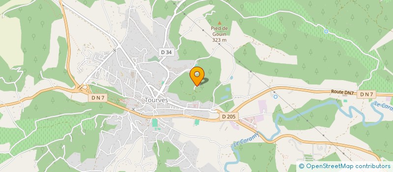 localisation de l'entreprise SOC MERIDIONALE DE TRANSPORTS  TOURVES