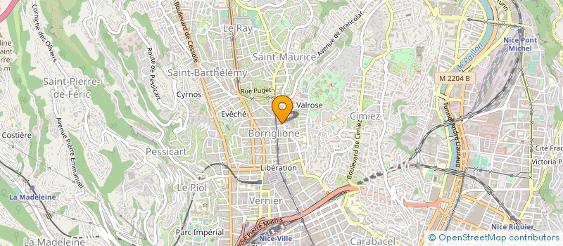 localisation de l'entreprise SOC MERIDIONALE DE TRAVAUX à NICE