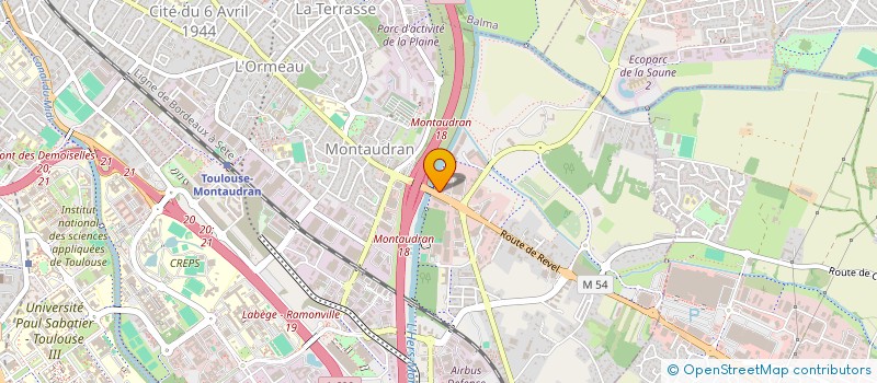 localisation de l'entreprise SOC MERIDIONALE DIFFUSION AUTOMOBILE à TOULOUSE