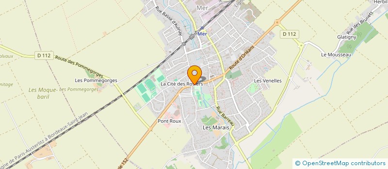localisation de l'entreprise SOC MEROISE DISTRIBUTION à MER