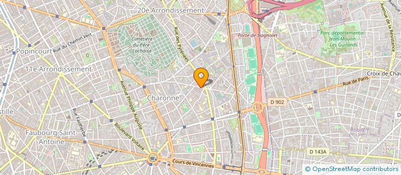 localisation de l'entreprise SOC METALIX à PARIS