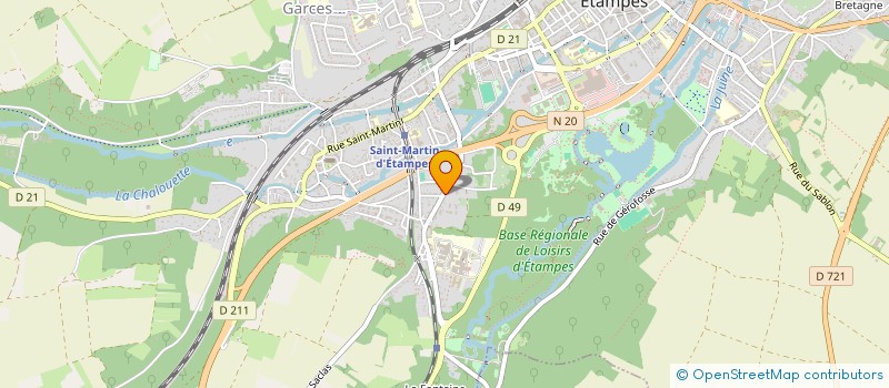 localisation de l'entreprise SOC METALLERIE BATIMENT ET D'INDUSTRIE à ETAMPES