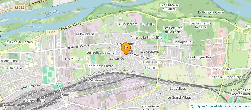 localisation de l'entreprise SOC METALLURGIQUE LIOTARD FRERES  SAINT-PIERRE-DES-CORPS