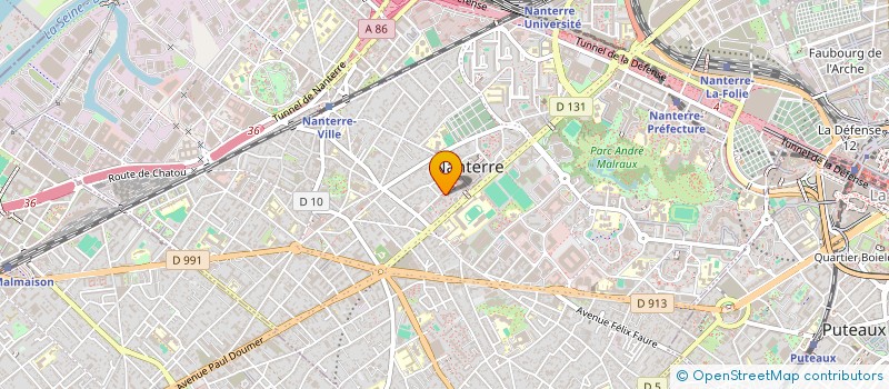 localisation de l'entreprise SOC MGN à NANTERRE