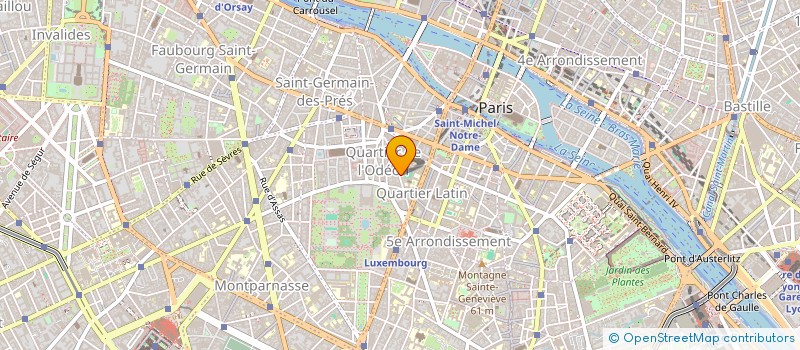 localisation de l'entreprise SOC MICHEL ET JACQUES à PARIS