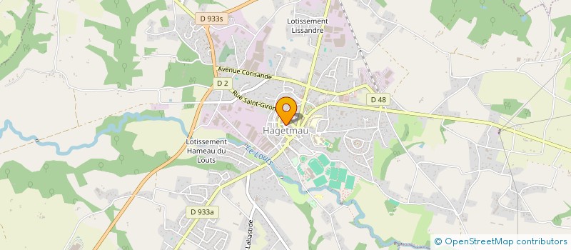 localisation de l'entreprise SOC MICHEL LABARTHE  HAGETMAU