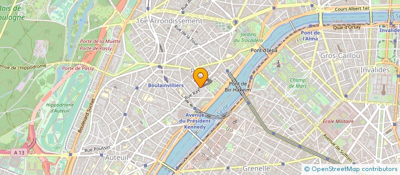 localisation de l'entreprise SOC MINIERE ET AGRICOLE à PARIS