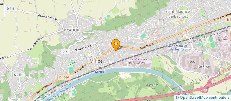 localisation de l'entreprise SOC MIRIB FABRI DEGUS RESTA PRODU ALIME à MIRIBEL