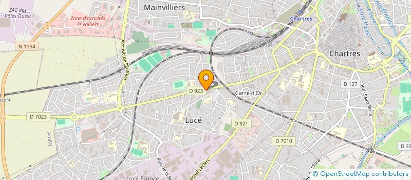 localisation de l'entreprise SOC MIROITERIE EXPL DU VERRE à LUCE