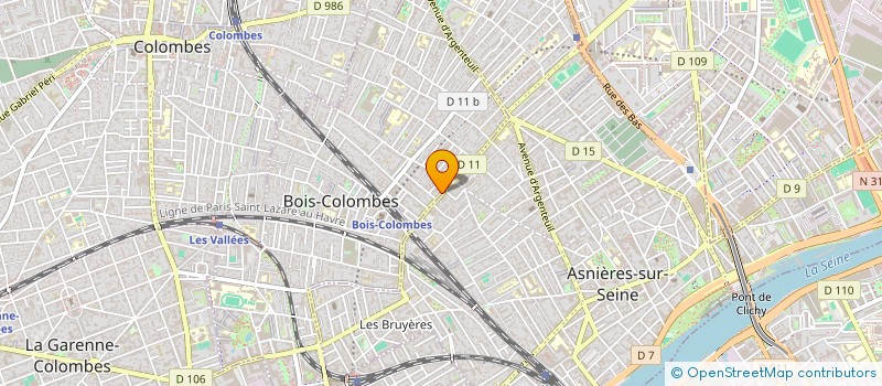 localisation de l'entreprise SOC MITEX à BOIS-COLOMBES